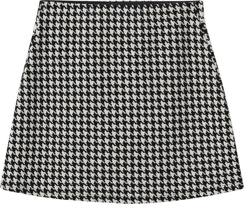 MANGO Sukně 'GRAZITA' černá / bílá