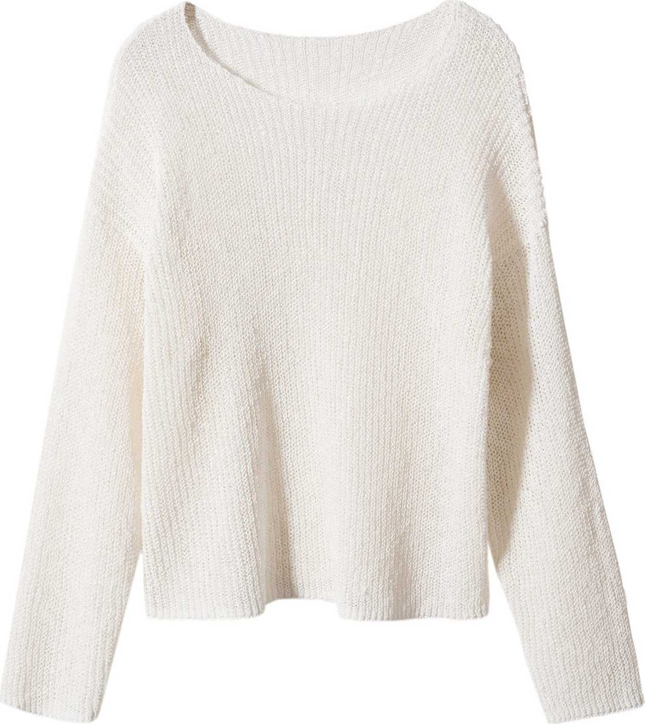 MANGO Svetr 'Planet' režná