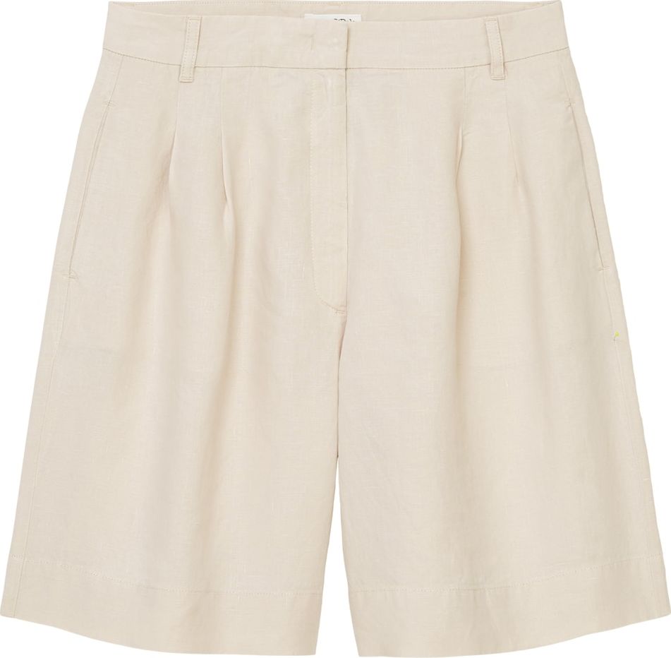 Marc O'Polo Kalhoty se sklady v pase béžová