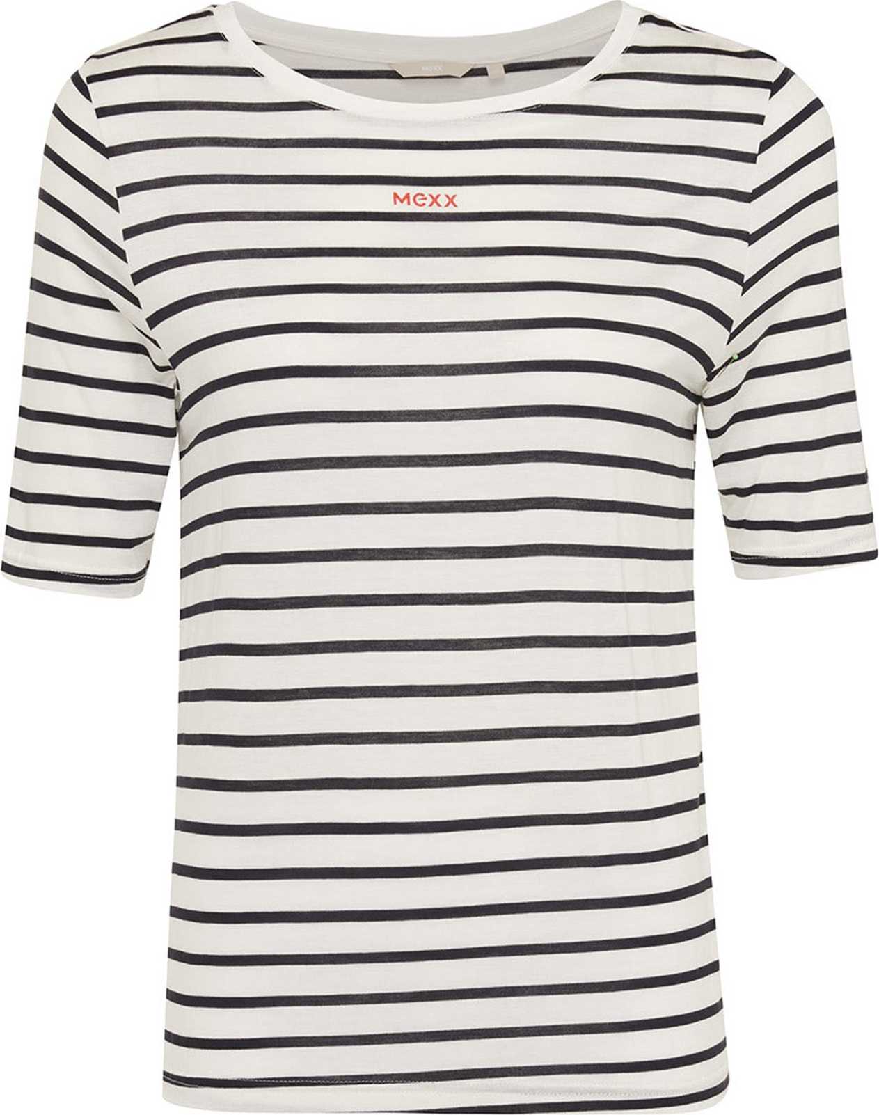 MEXX Tričko černá / bílá