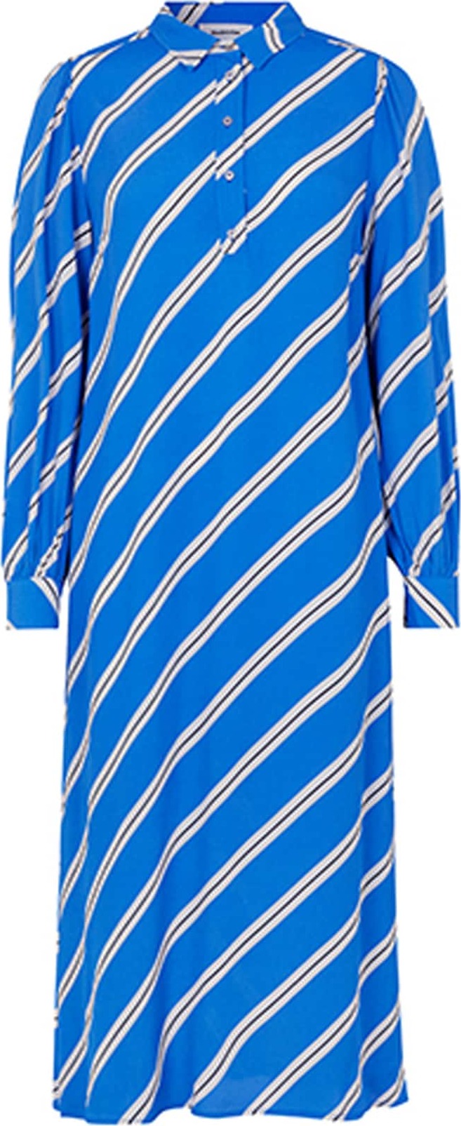 modström Košilové šaty béžová / azurová / černá