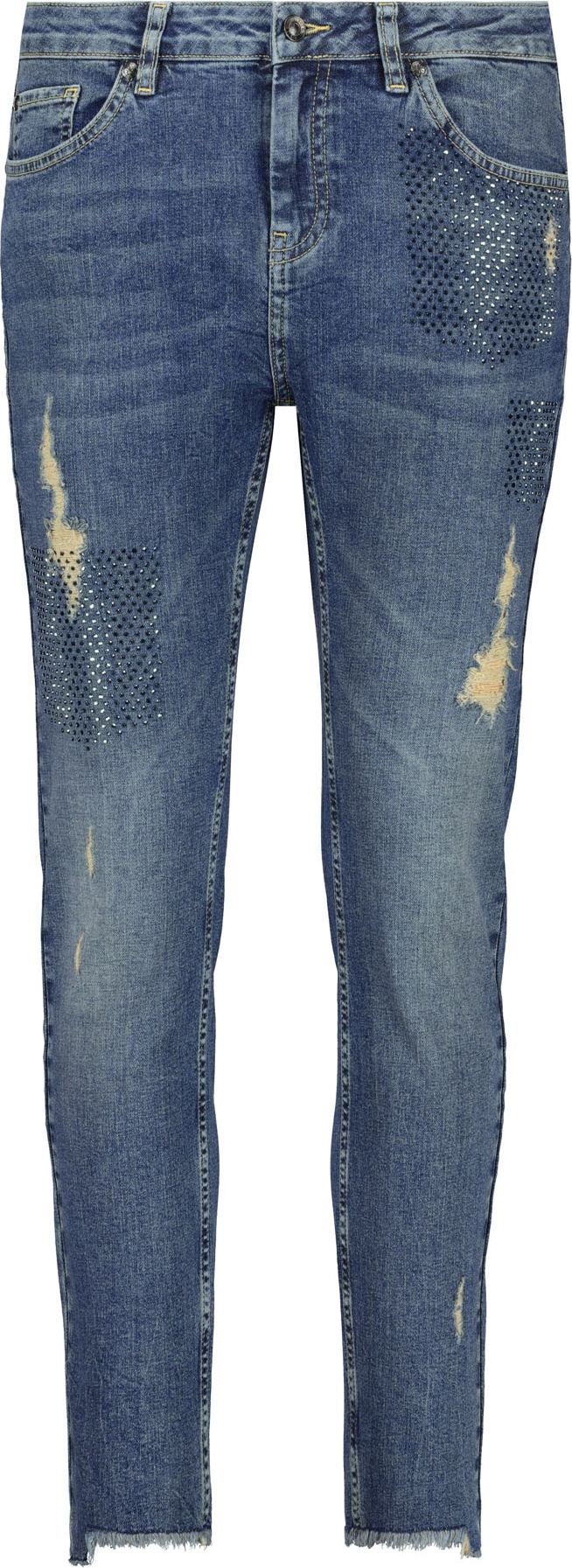 monari Džíny modrá džínovina