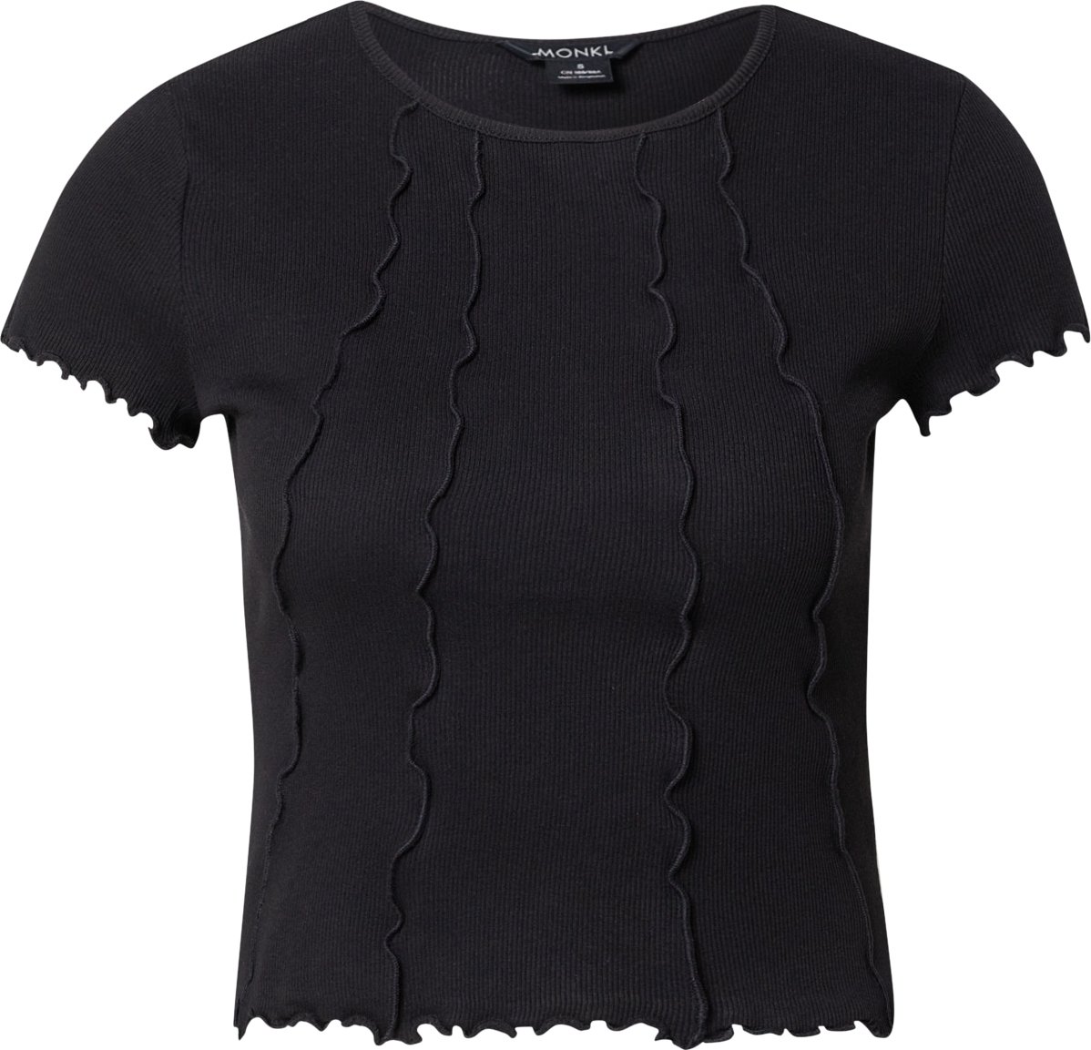 Monki Tričko černá