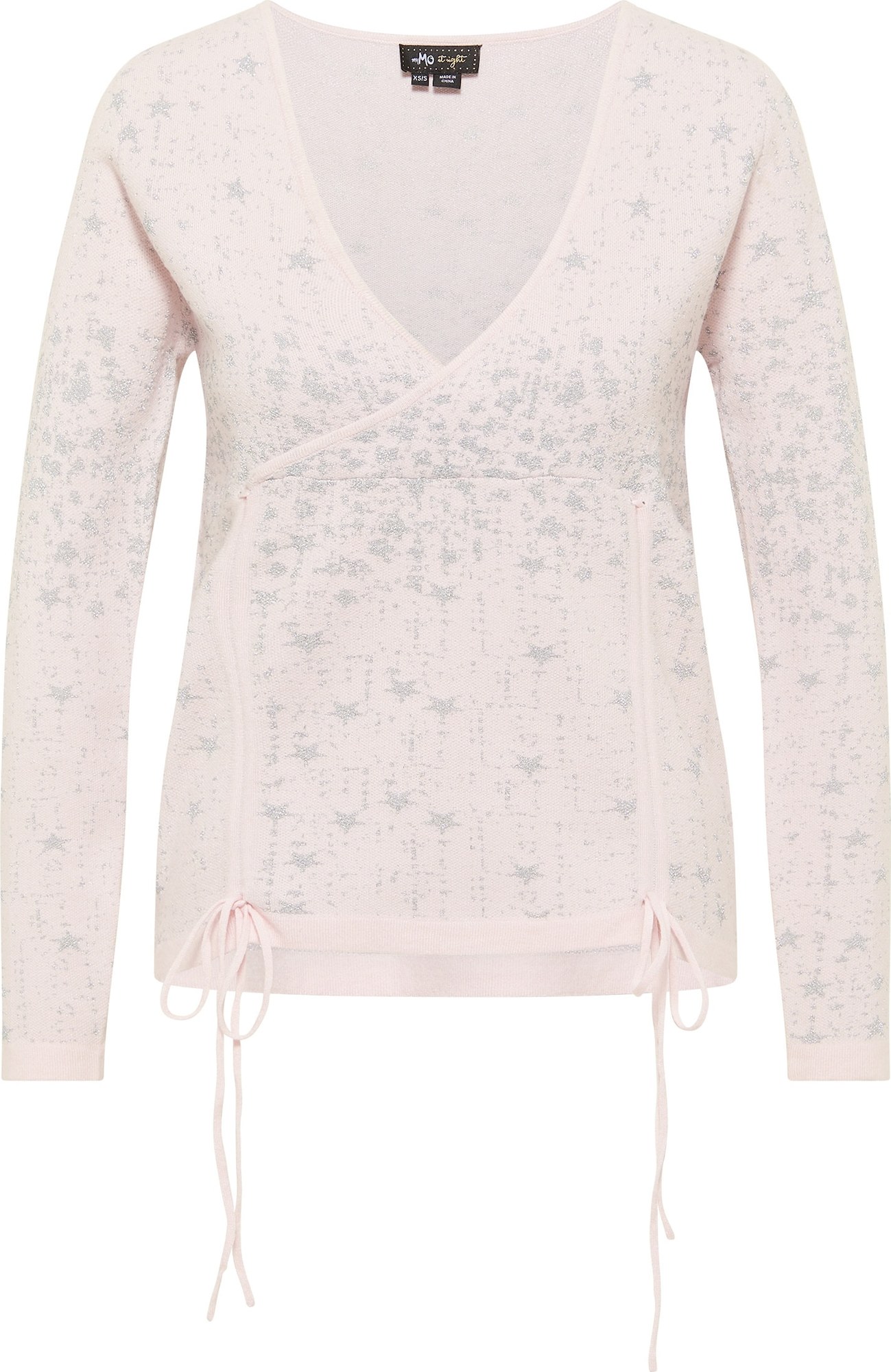 myMo at night Svetr pastelově růžová / stříbrná