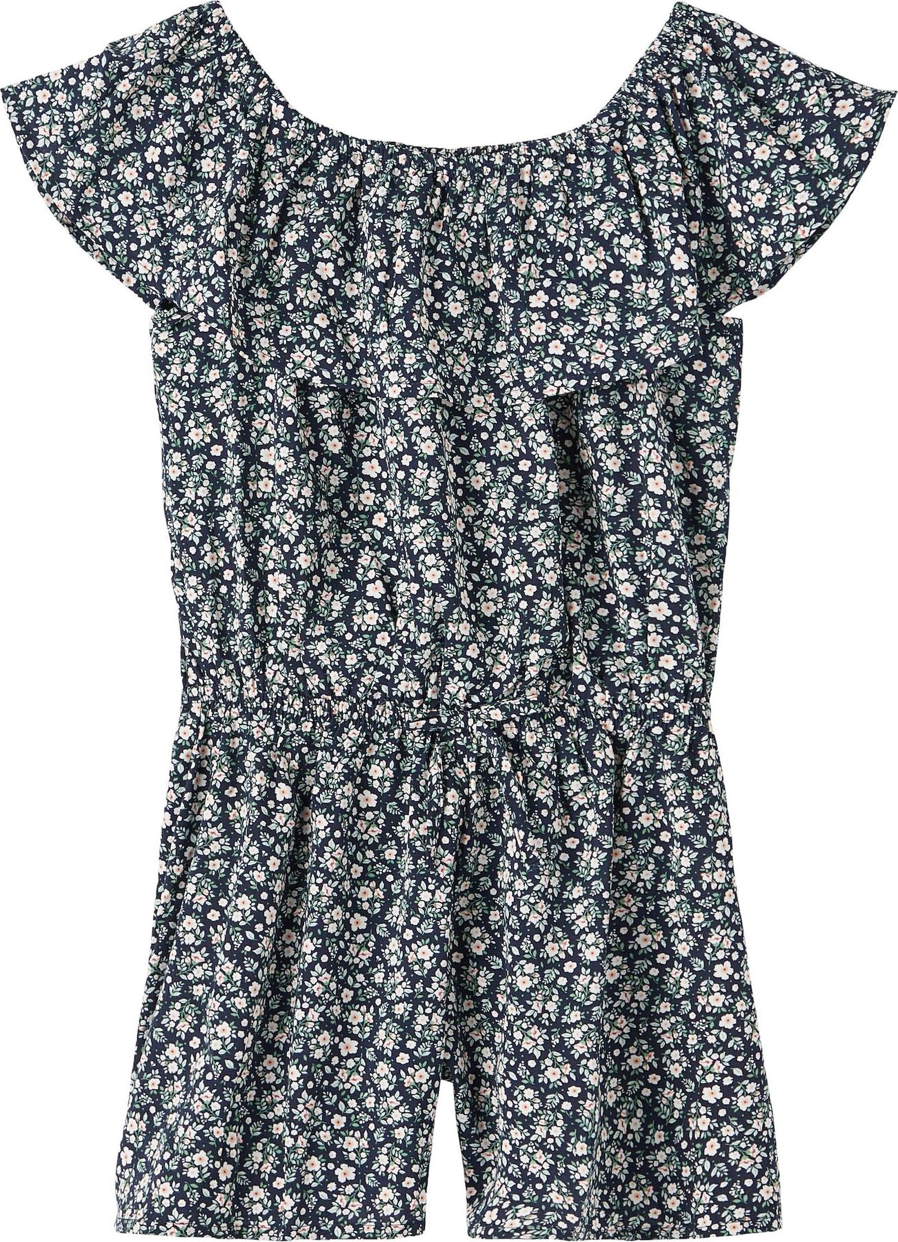 NAME IT Overal 'Vinaya' námořnická modř / mátová / oranžová / bílá