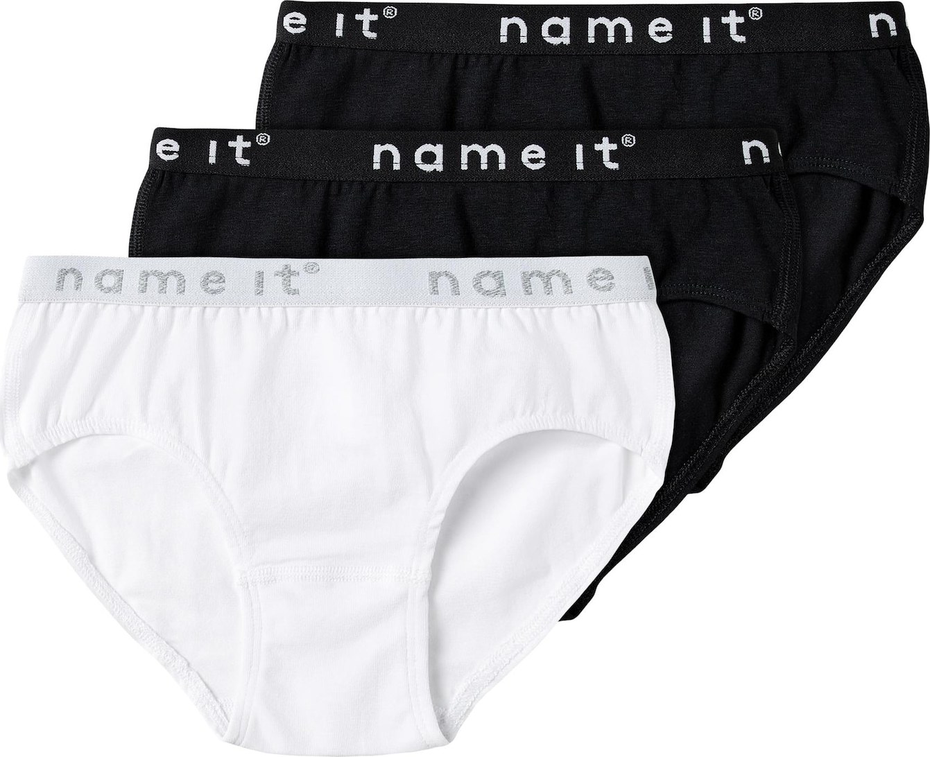 NAME IT Spodní prádlo šedá / černá / bílá
