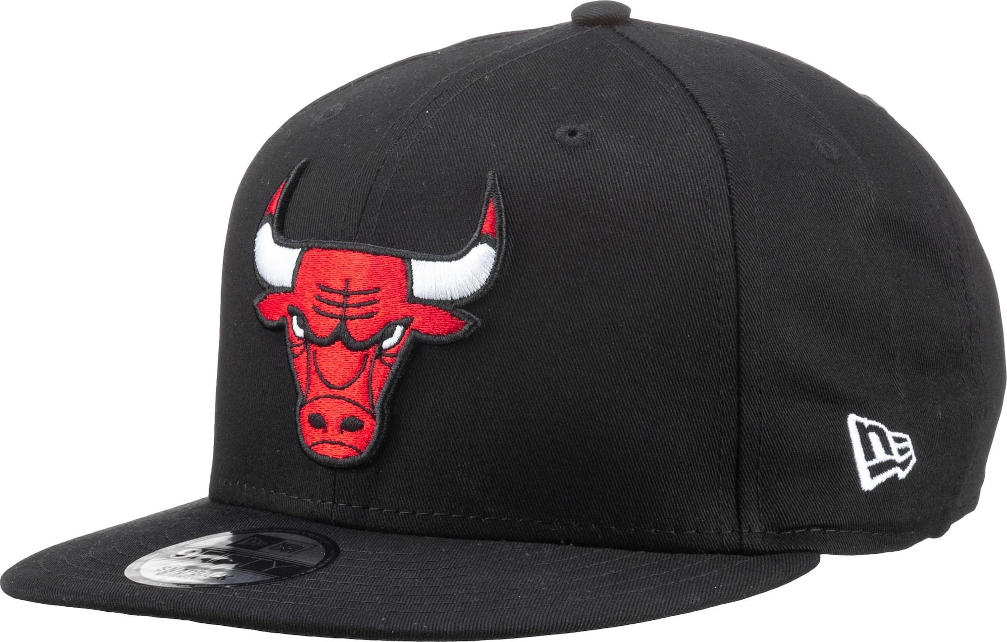 NEW ERA Kšiltovka '9Fifty Chicago Bulls' červená / černá / bílá