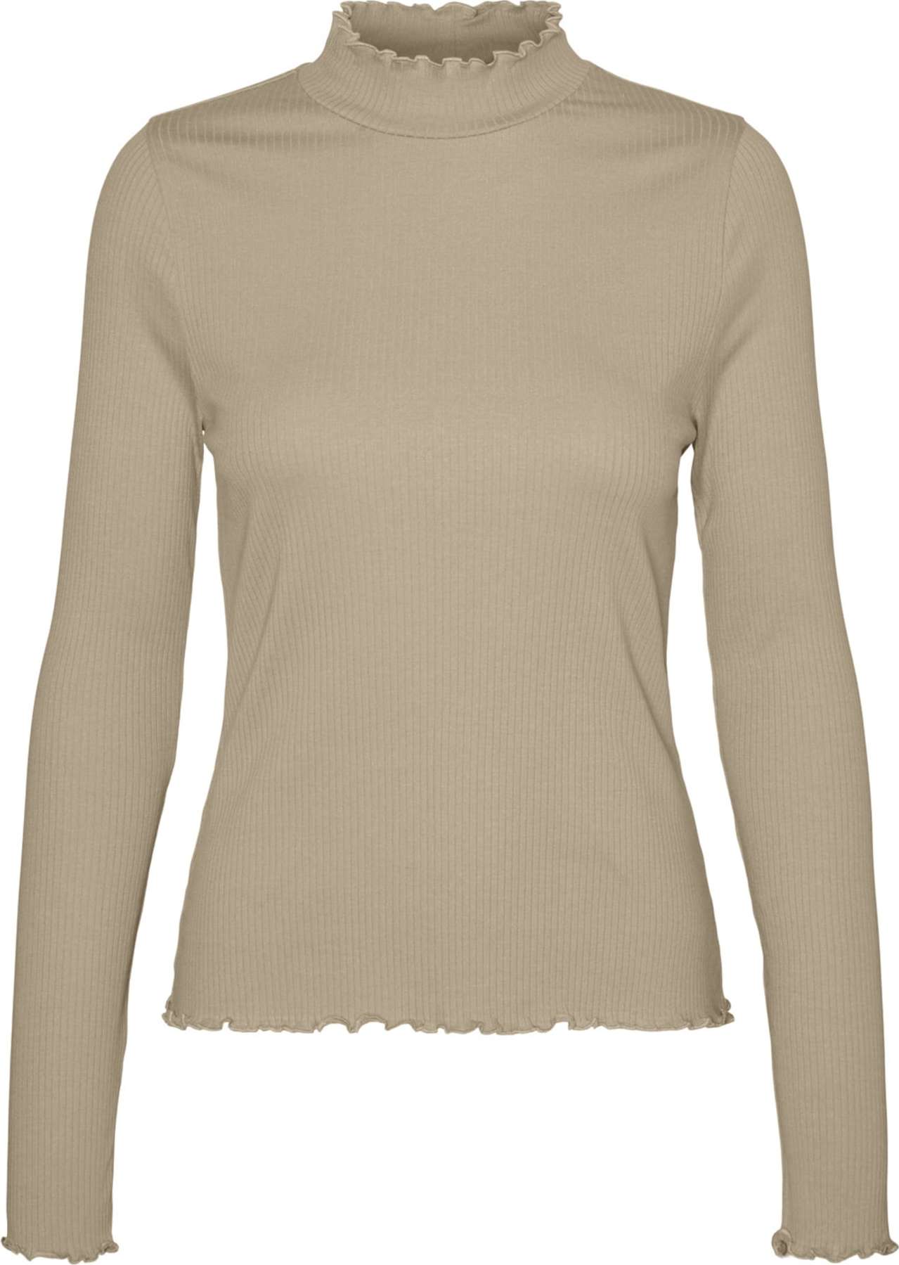 Noisy May Petite Tričko 'Rakey' tmavě béžová