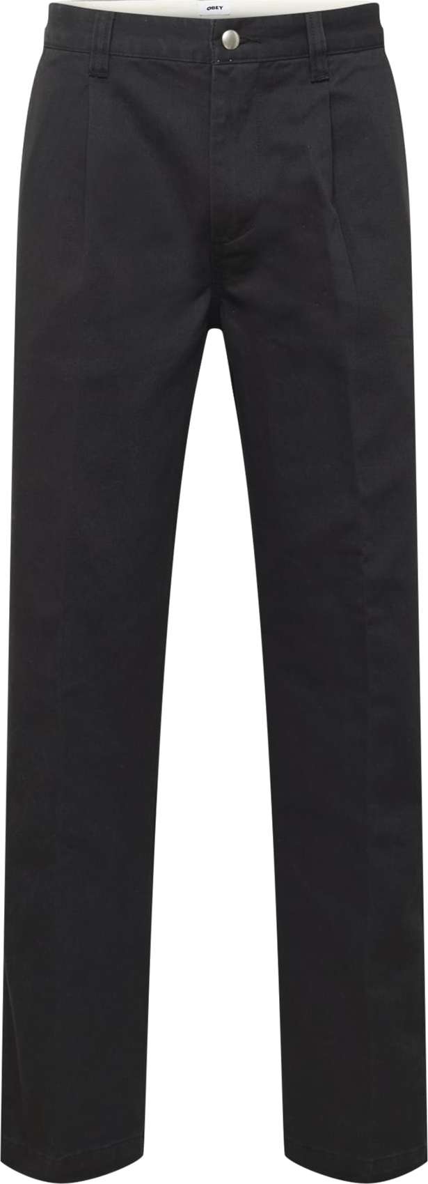 Obey Kalhoty 'Estate' černá