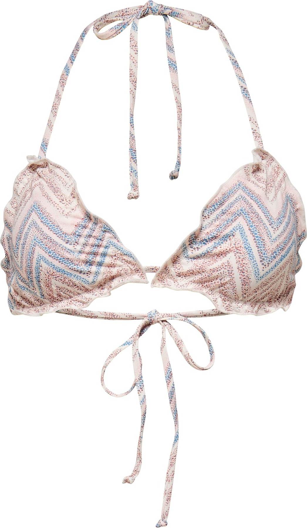 ONLY Horní díl plavek 'ANDREA' světlemodrá / bobule / růžová