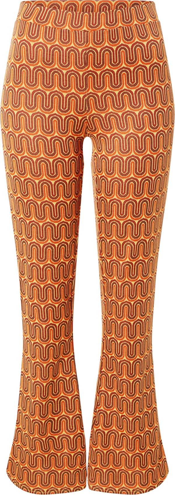 ONLY Kalhoty 'Sigga' béžová / rezavě hnědá / oranžová / rezavě červená