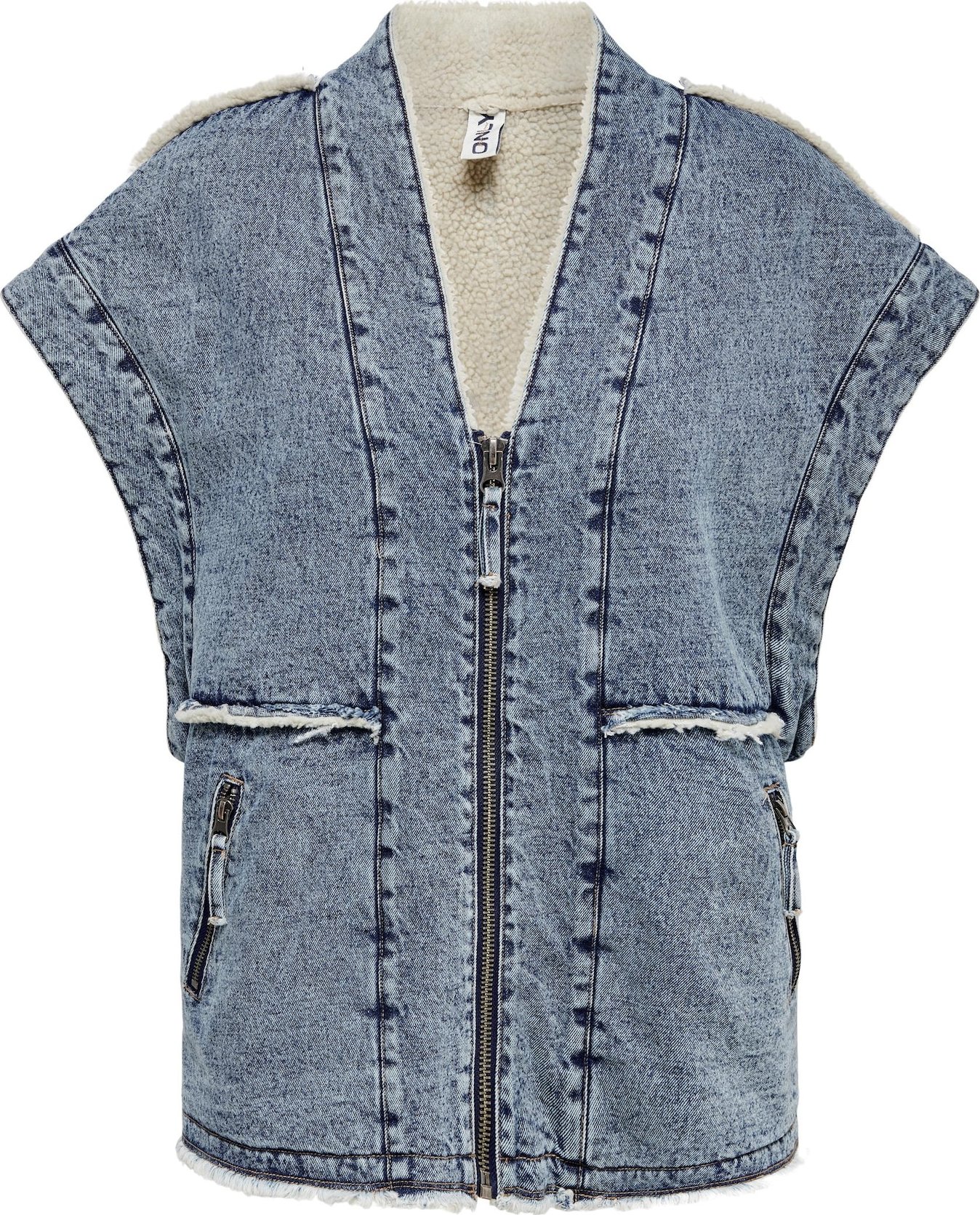 ONLY Přechodná bunda 'DANNI' modrá džínovina