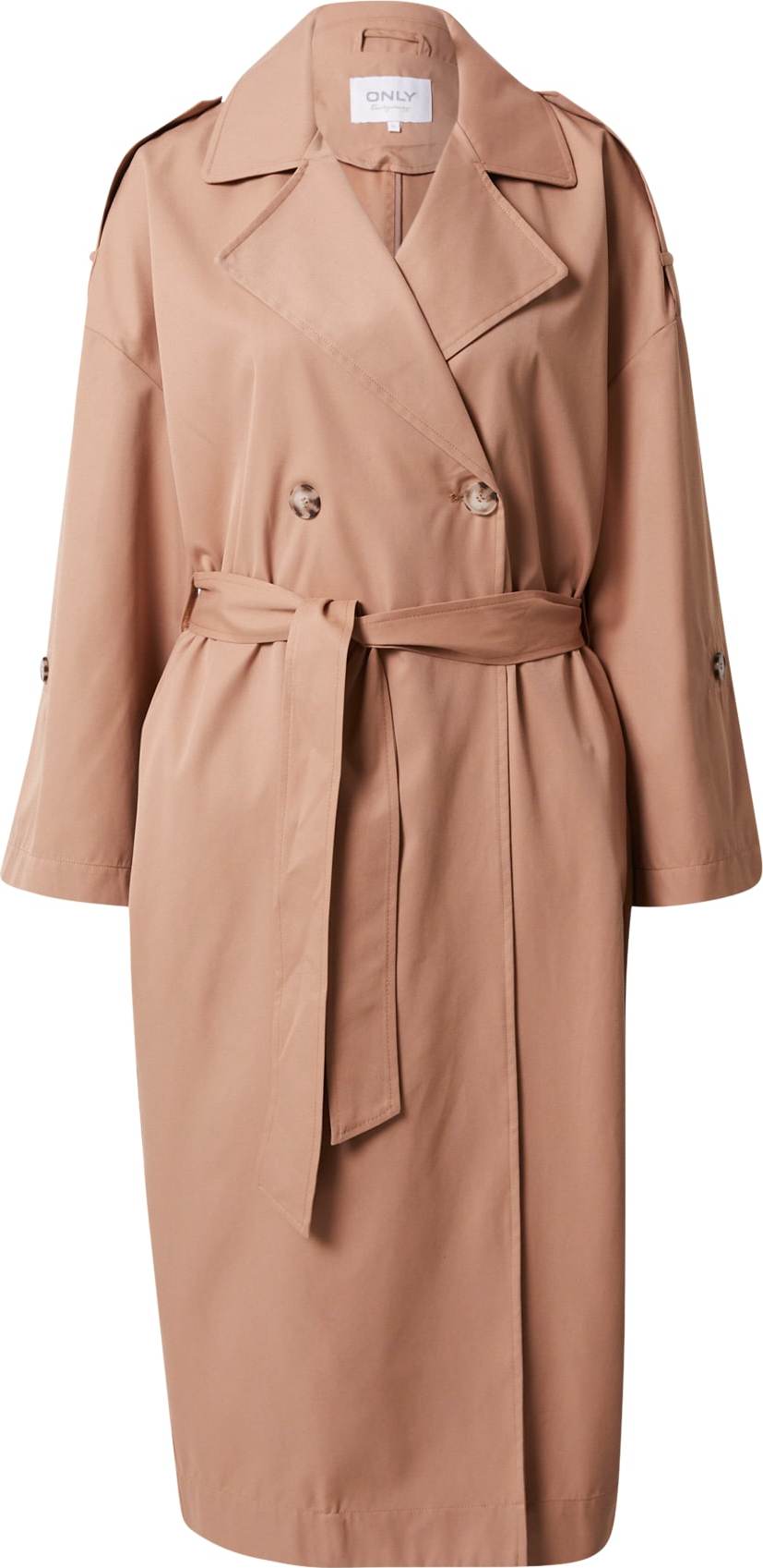 ONLY Přechodný kabát 'HEATHER' světle hnědá