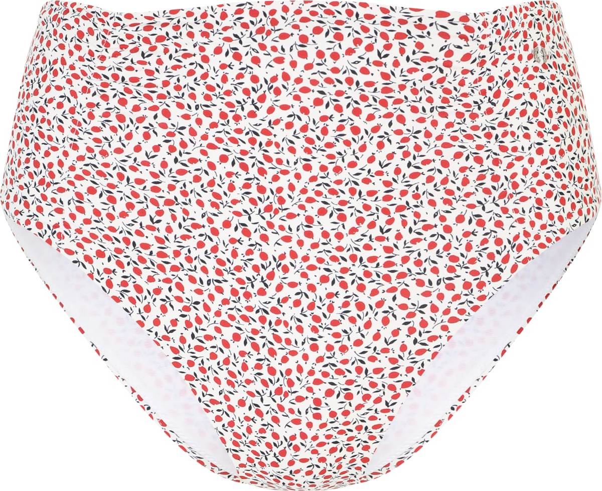 ONLY Spodní díl plavek 'ELLA' červená / černá / bílá