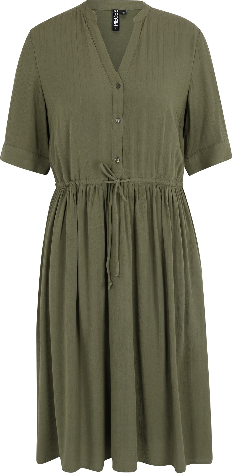 Pieces Tall Košilové šaty 'Otena' olivová