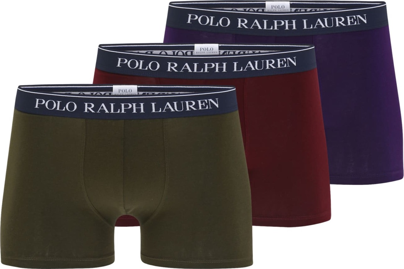 Polo Ralph Lauren Boxerky námořnická modř / olivová / tmavě červená / bílá