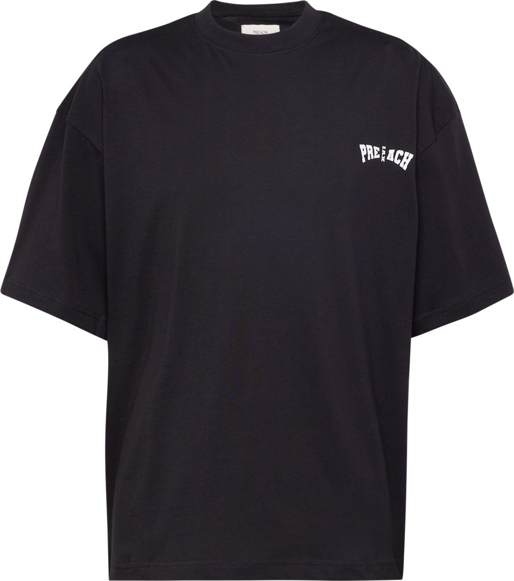 Preach Tričko černá / bílá