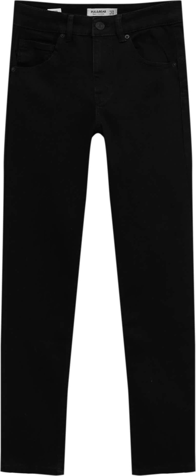 Pull&Bear Džíny černá džínovina