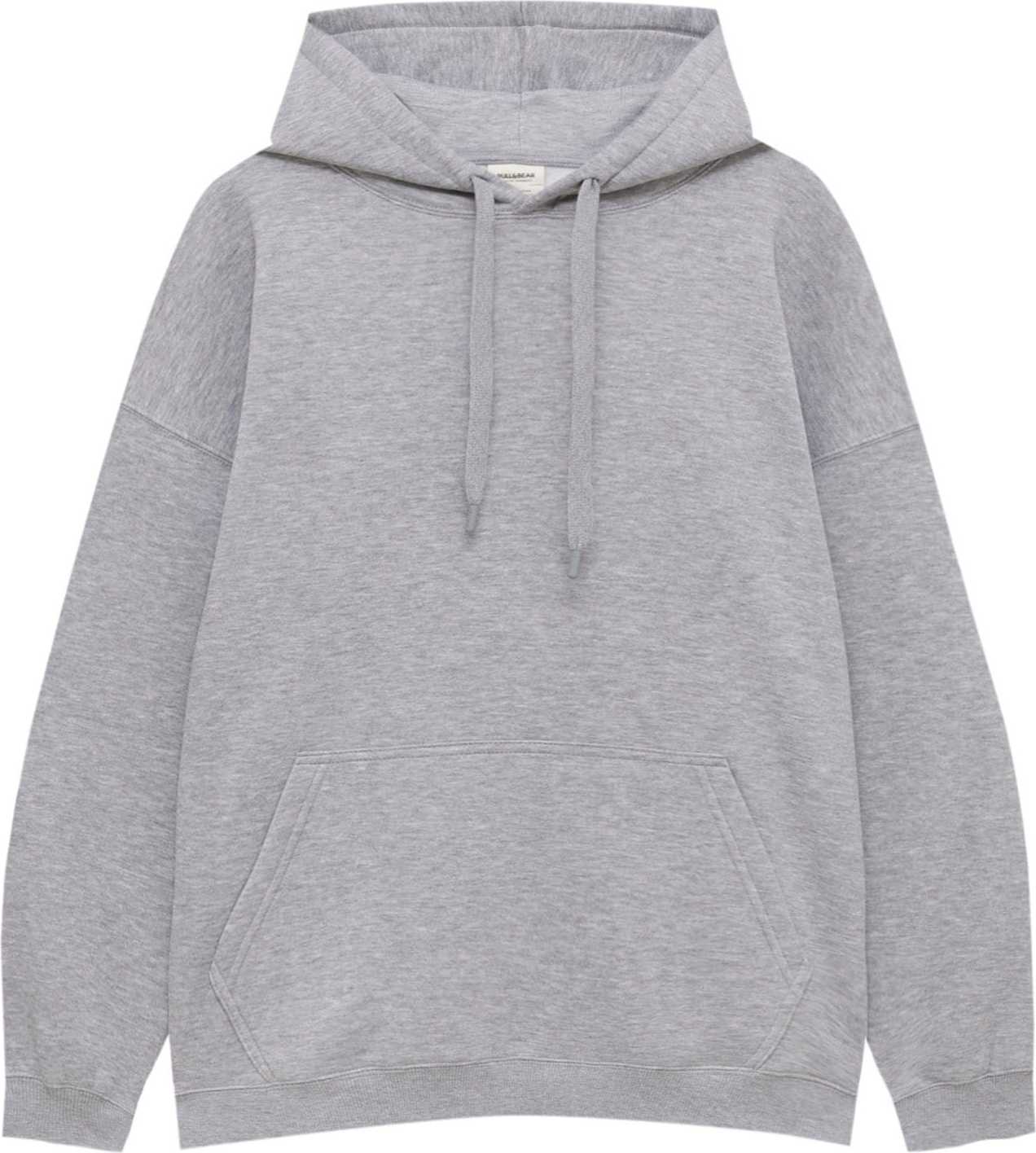 Pull&Bear Mikina světle šedá