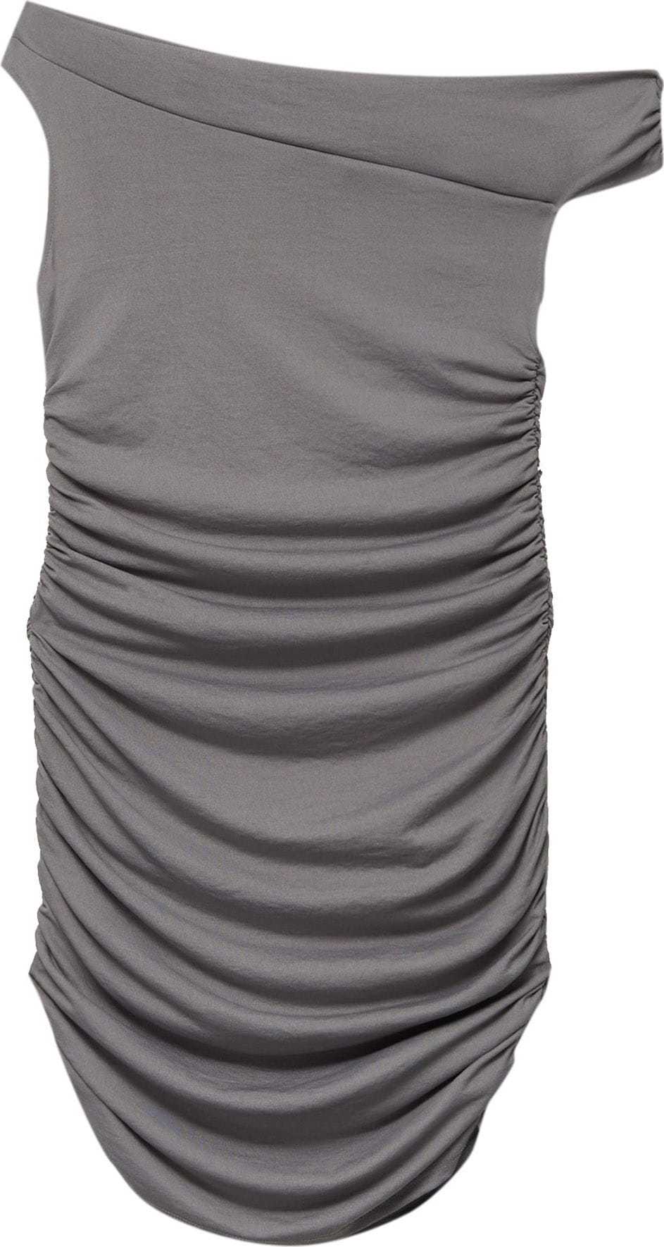 Pull&Bear Koktejlové šaty šedá
