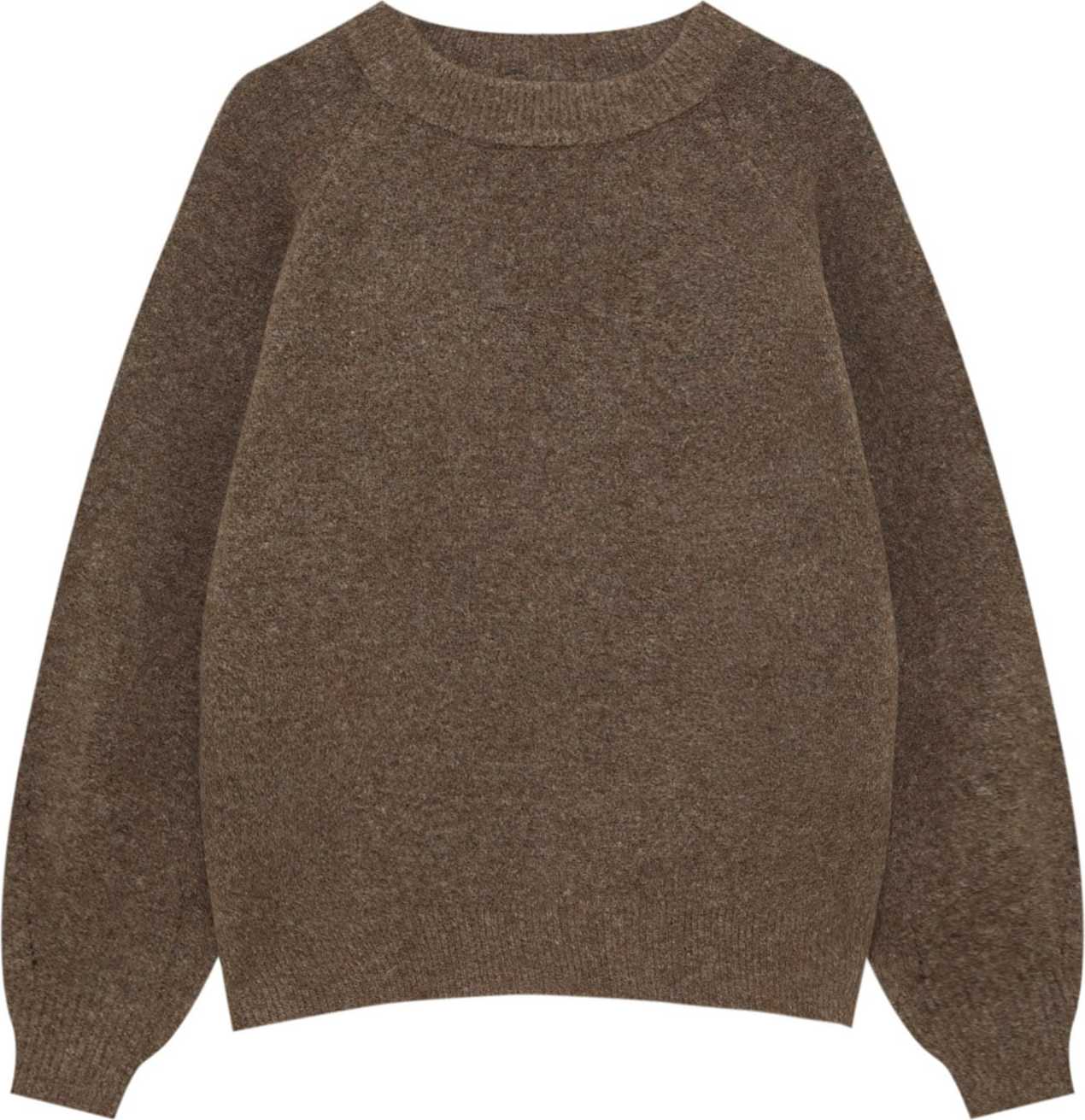 Pull&Bear Svetr hnědá