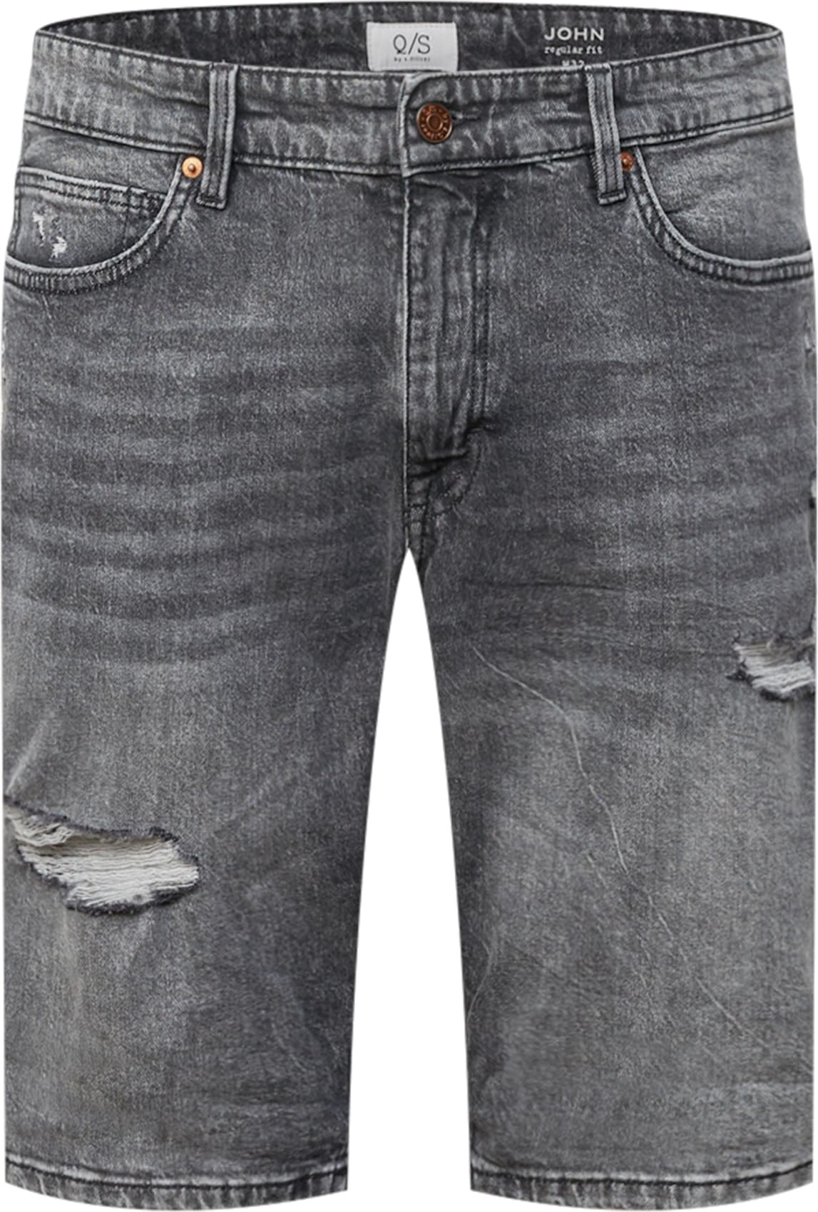 QS by s.Oliver Džíny šedá džínová