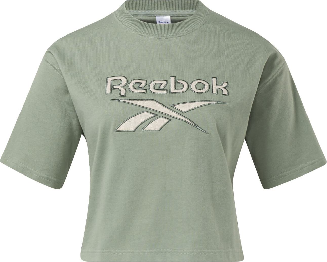 Reebok Classics Tričko béžová / zelená