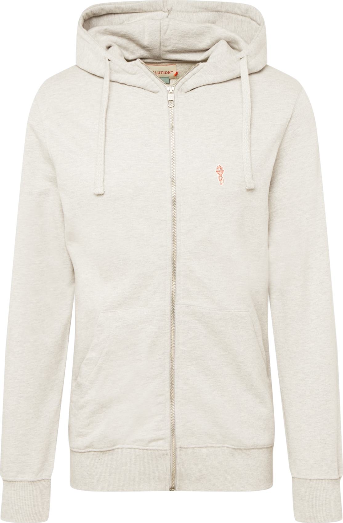 Revolution Mikina šedá / červená / bílá