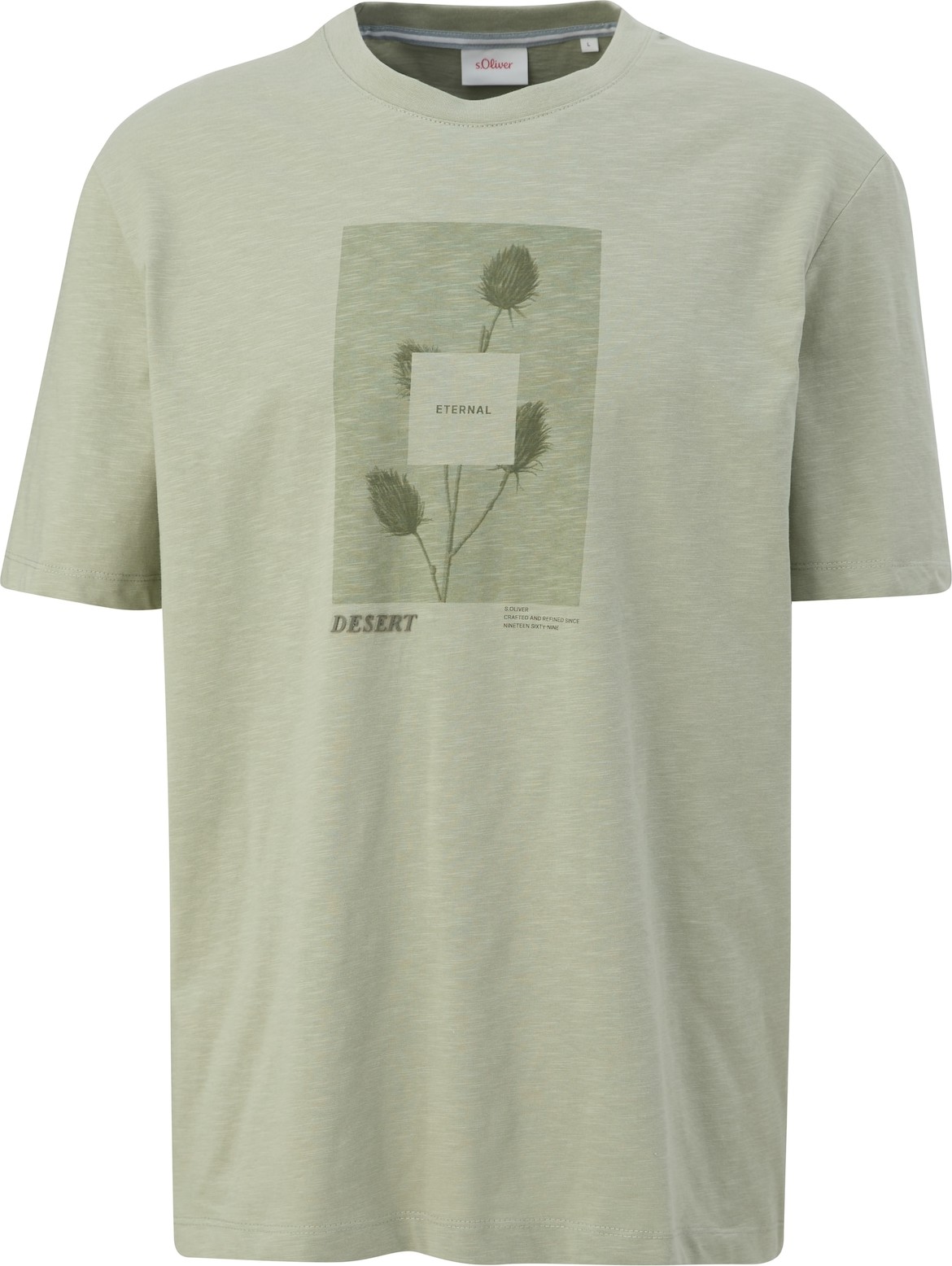 s.Oliver Tričko khaki / rákos