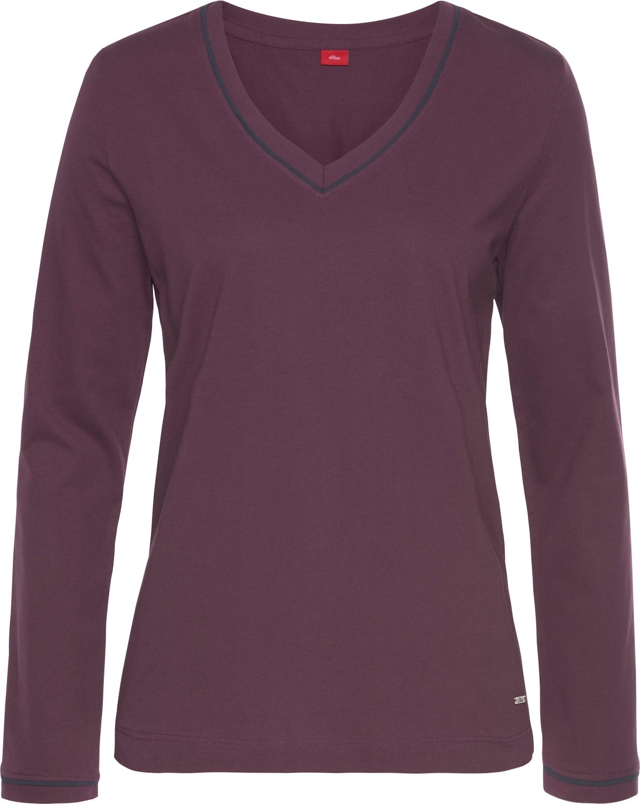 s.Oliver Tričko na spaní bordó