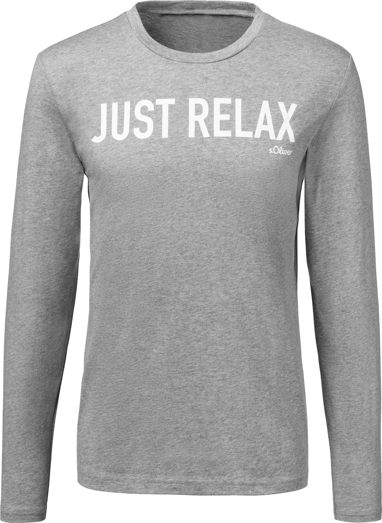 s.Oliver Tričko šedý melír / bílá