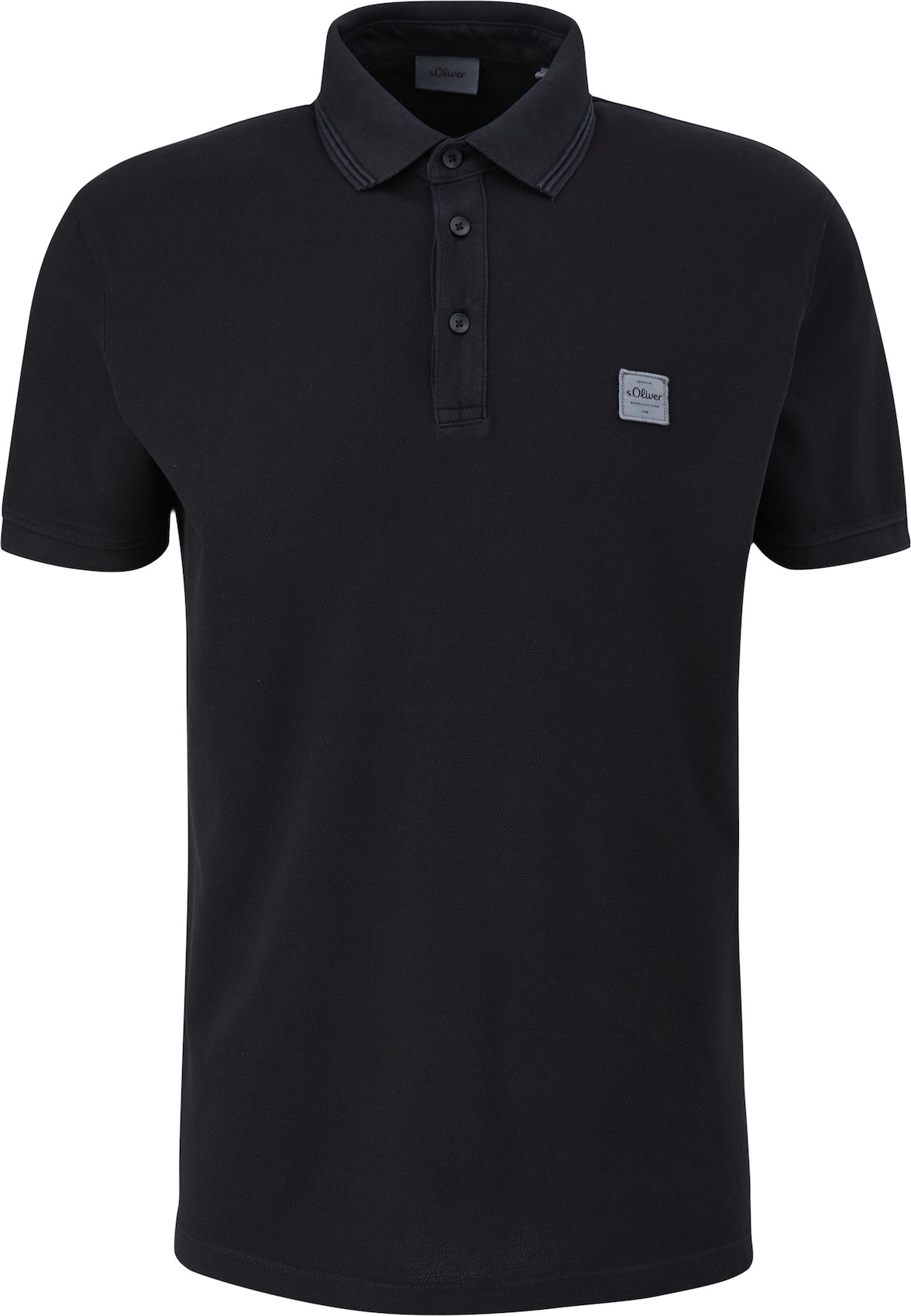 s.Oliver Tričko stříbrně šedá / černá