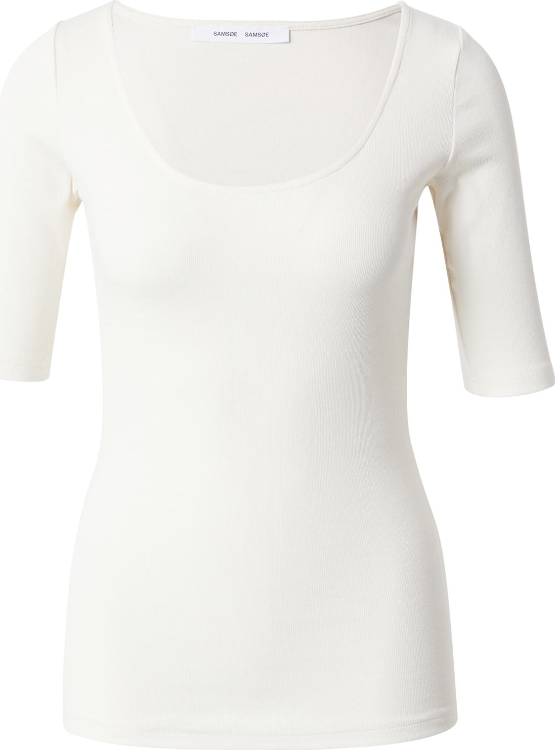 Samsøe Samsøe Tričko 'Alexa' bílá