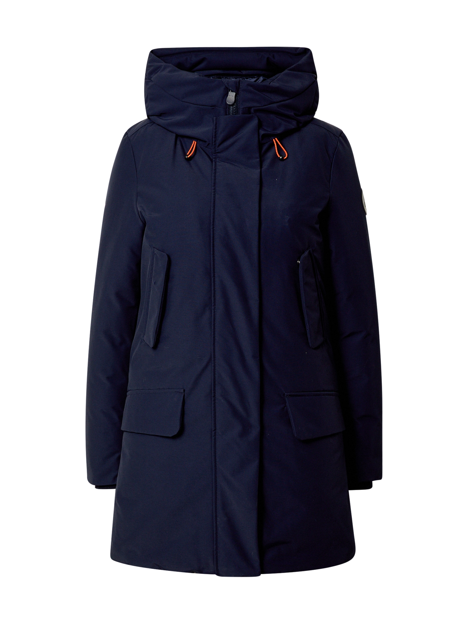 SAVE THE DUCK Zimní kabát 'CAPPOTTO CAPPUCCIO' tmavě modrá