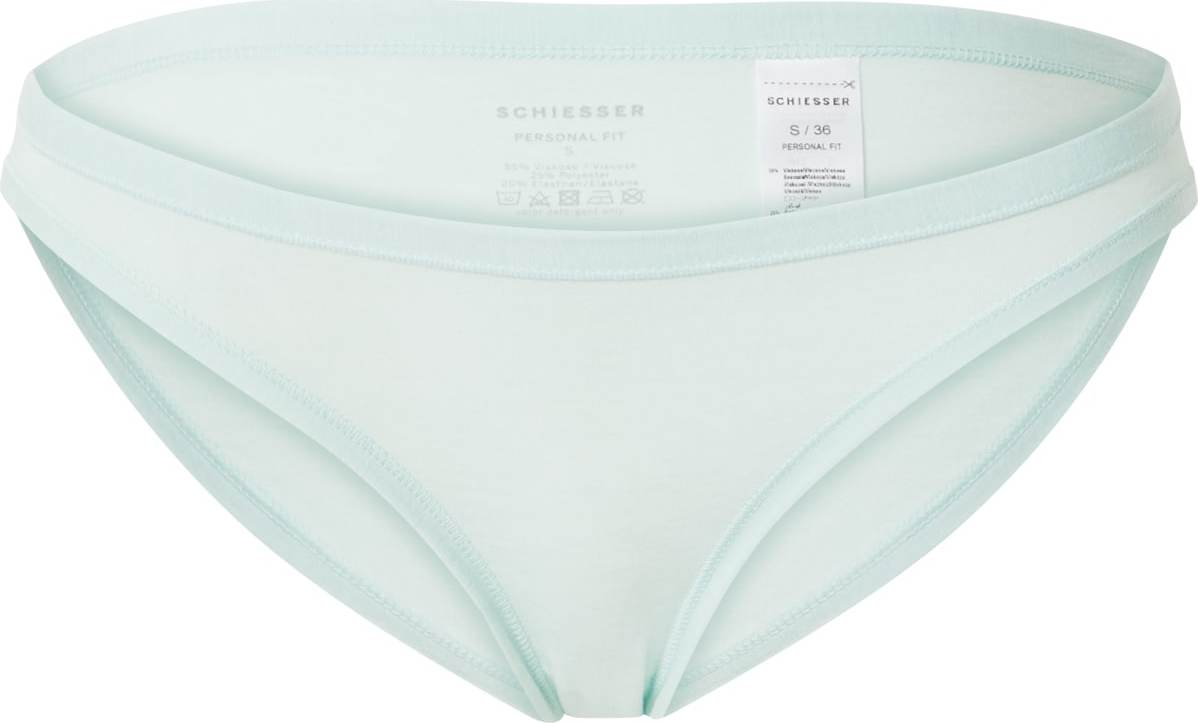 SCHIESSER Kalhotky mátová
