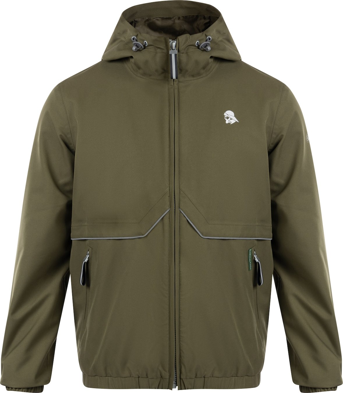 Schmuddelwedda Funkční bunda 'Bridgeport' stříbrně šedá / olivová