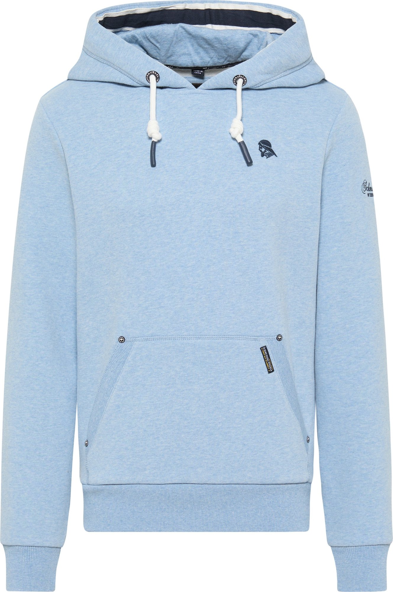 Schmuddelwedda Mikina světlemodrá / černá