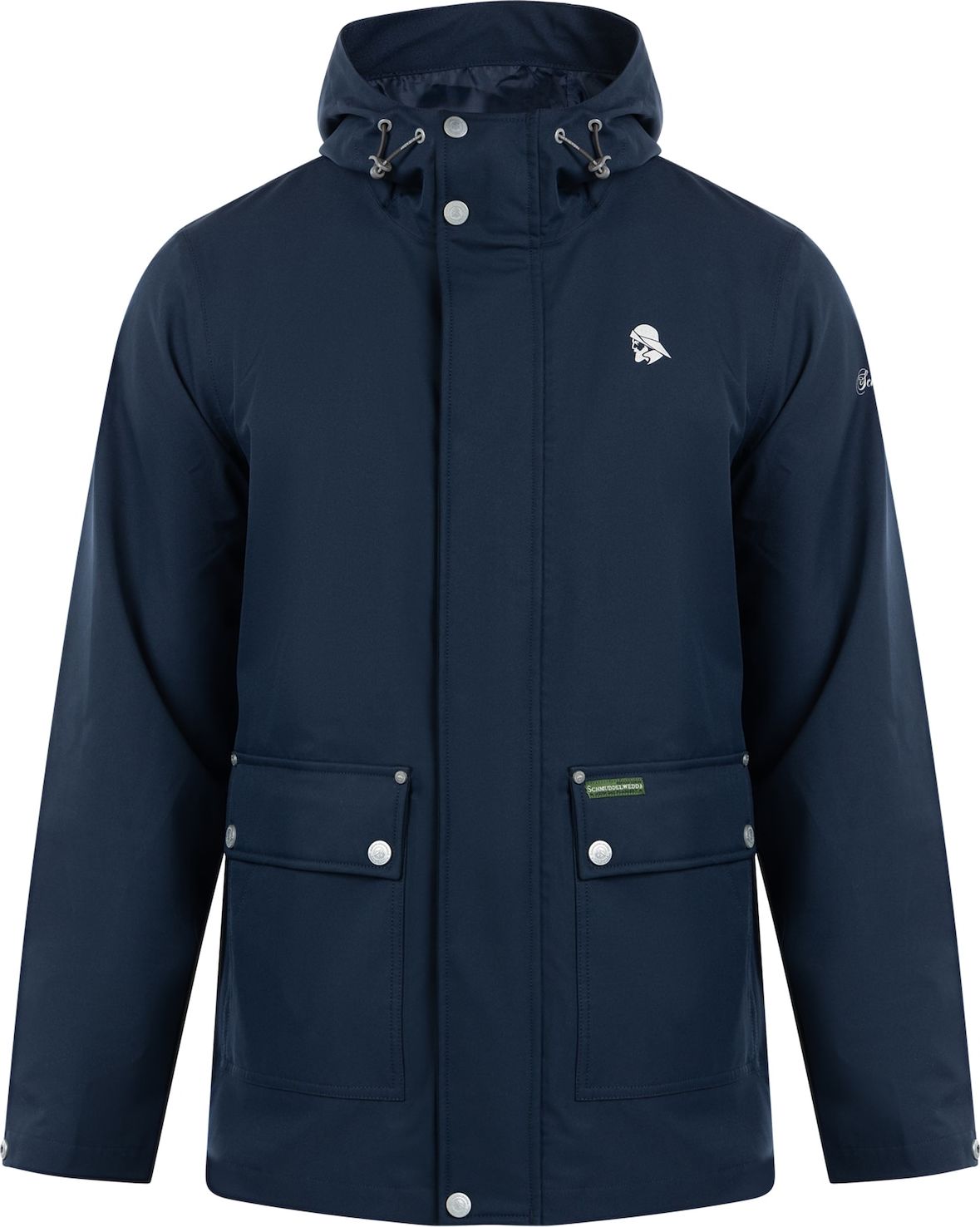 Schmuddelwedda Přechodná bunda marine modrá / bílá