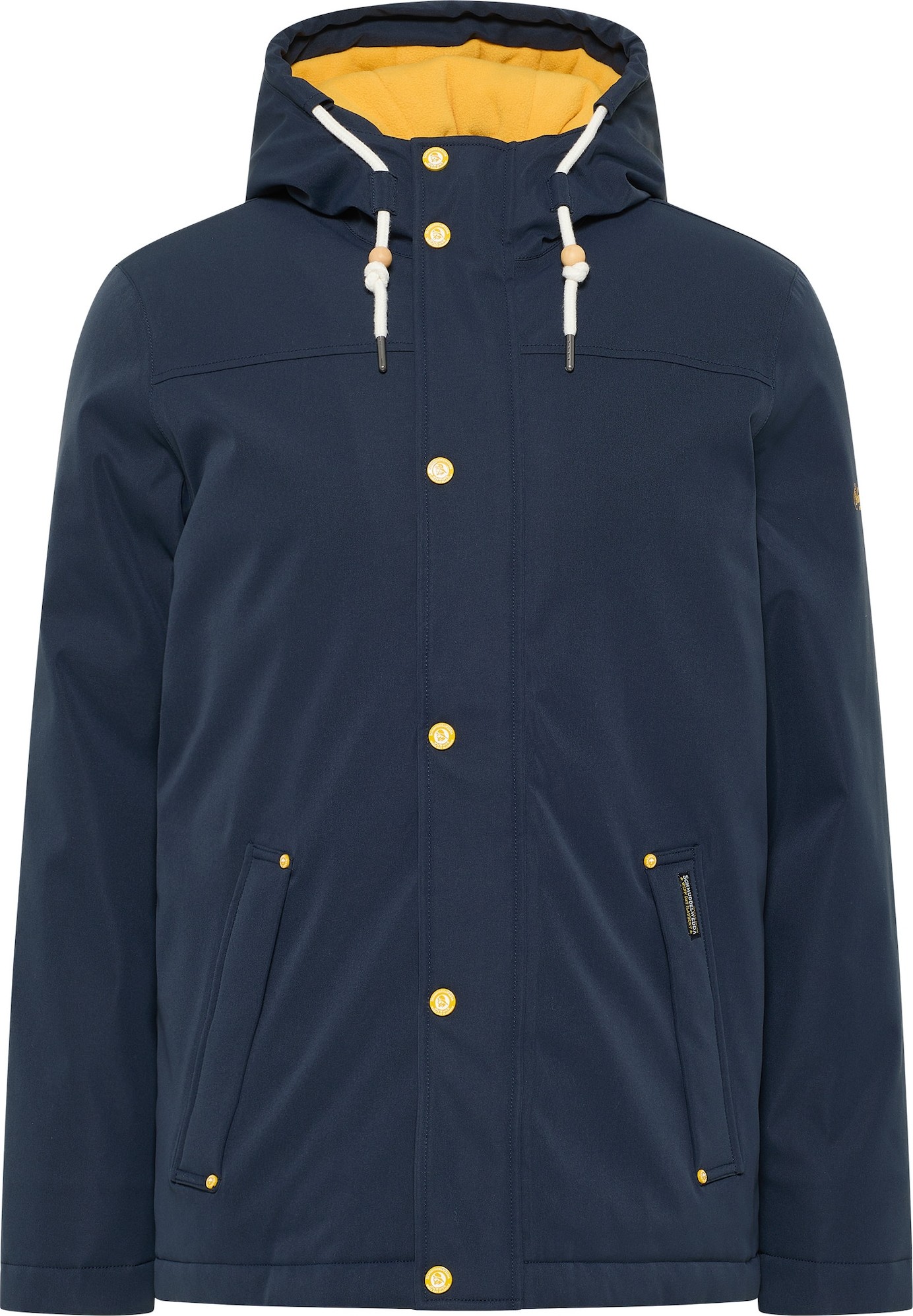 Schmuddelwedda Zimní bunda marine modrá / žlutá