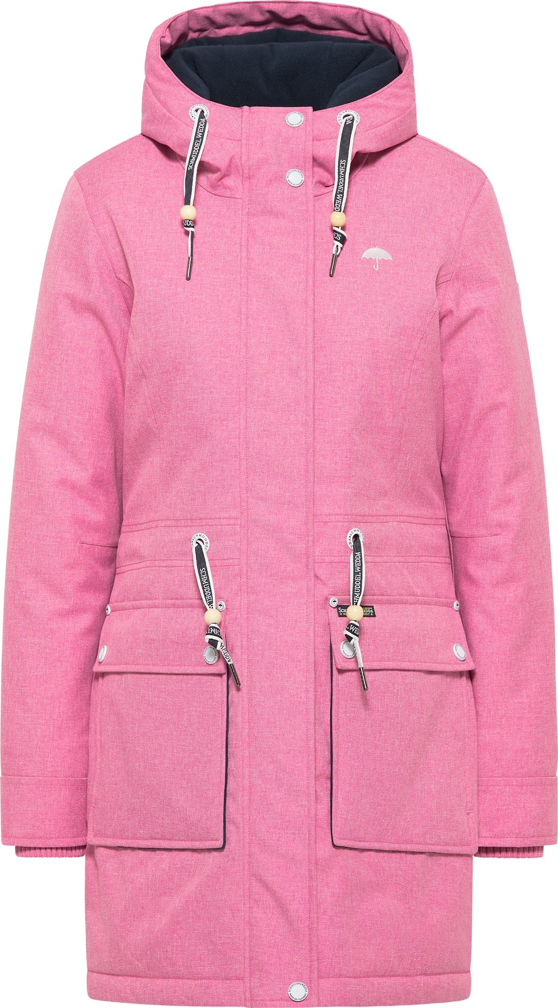 Schmuddelwedda Zimní bunda růžový melír