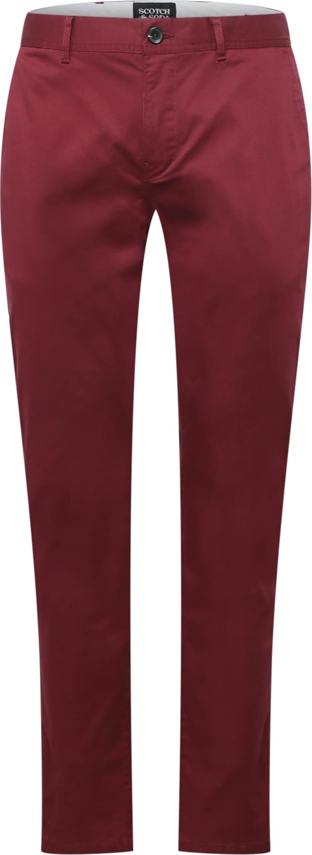 SCOTCH & SODA Chino kalhoty bordó