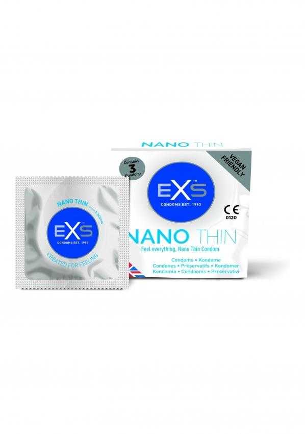 EXS Nano Thin kondomy 3 ks EXS