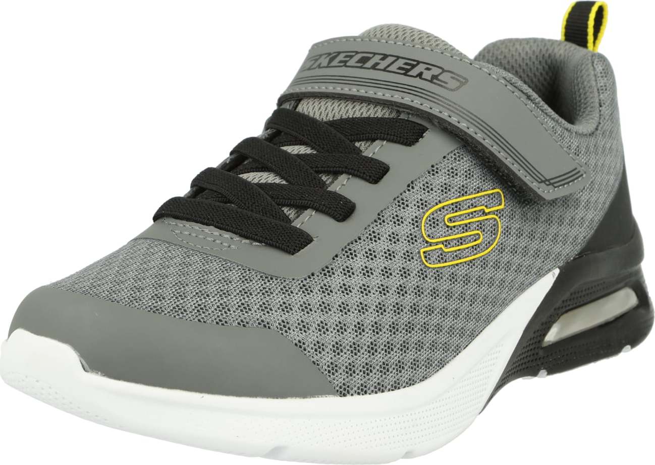 SKECHERS Tenisky limone / kouřově šedá / černá / bílá