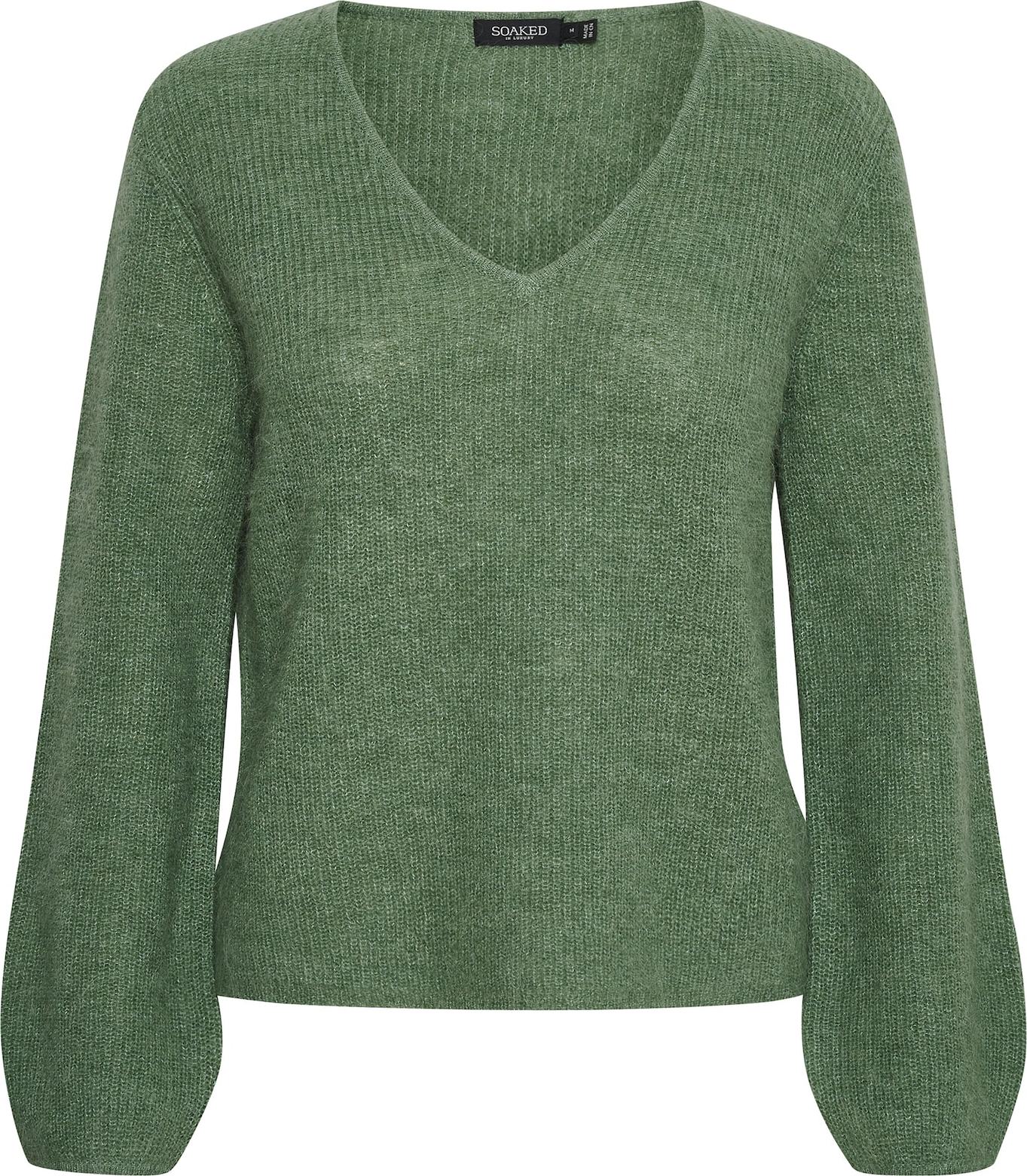 SOAKED IN LUXURY Svetr 'Tuesday' zelená