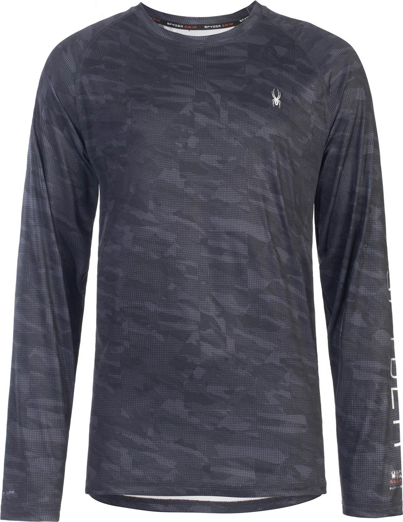 Spyder Funkční tričko tmavě šedá / černá / bílá