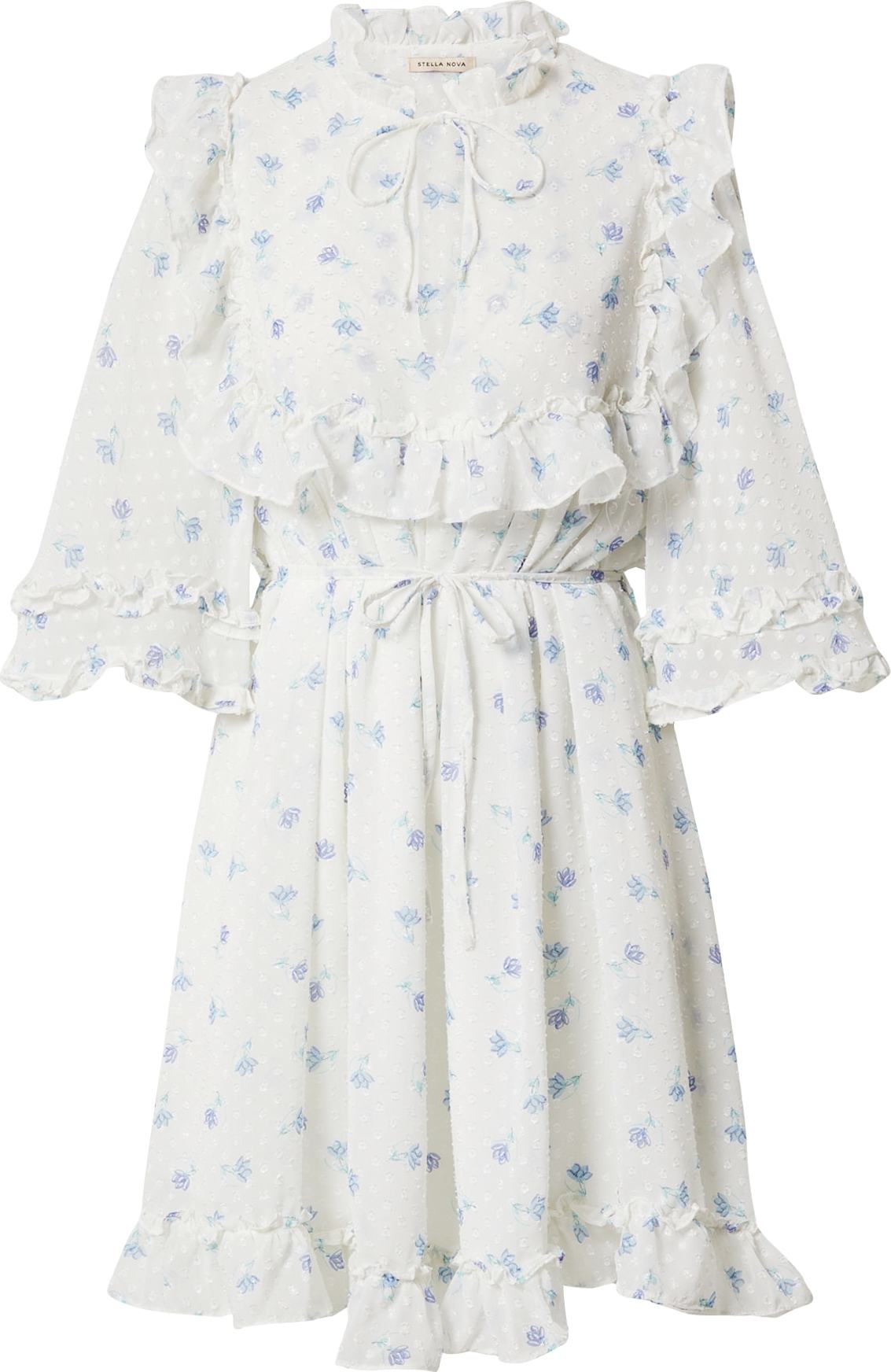 Stella Nova Košilové šaty 'Barbara Jojo' modrá / bílá