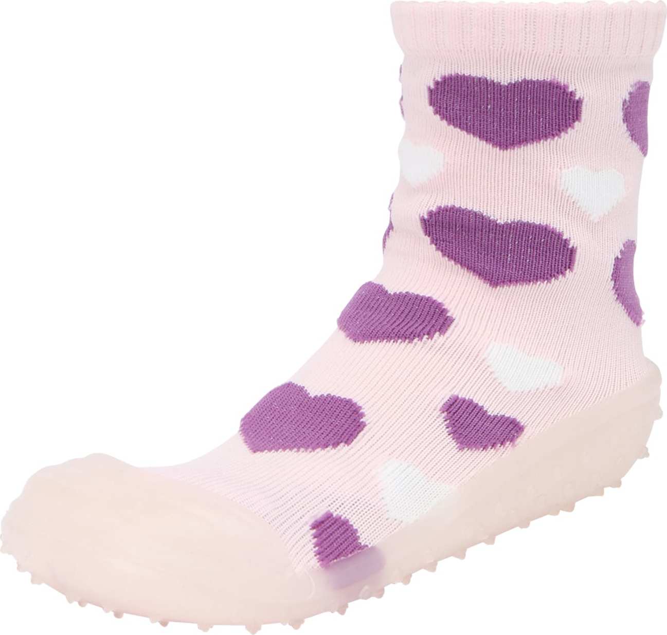 STERNTALER Ponožky tmavě fialová / pudrová / bílá