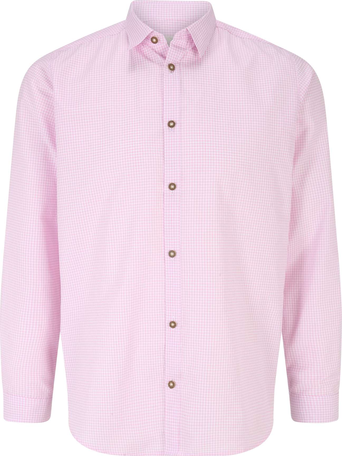 STOCKERPOINT Krojová košile 'RALF' růžová / bílá