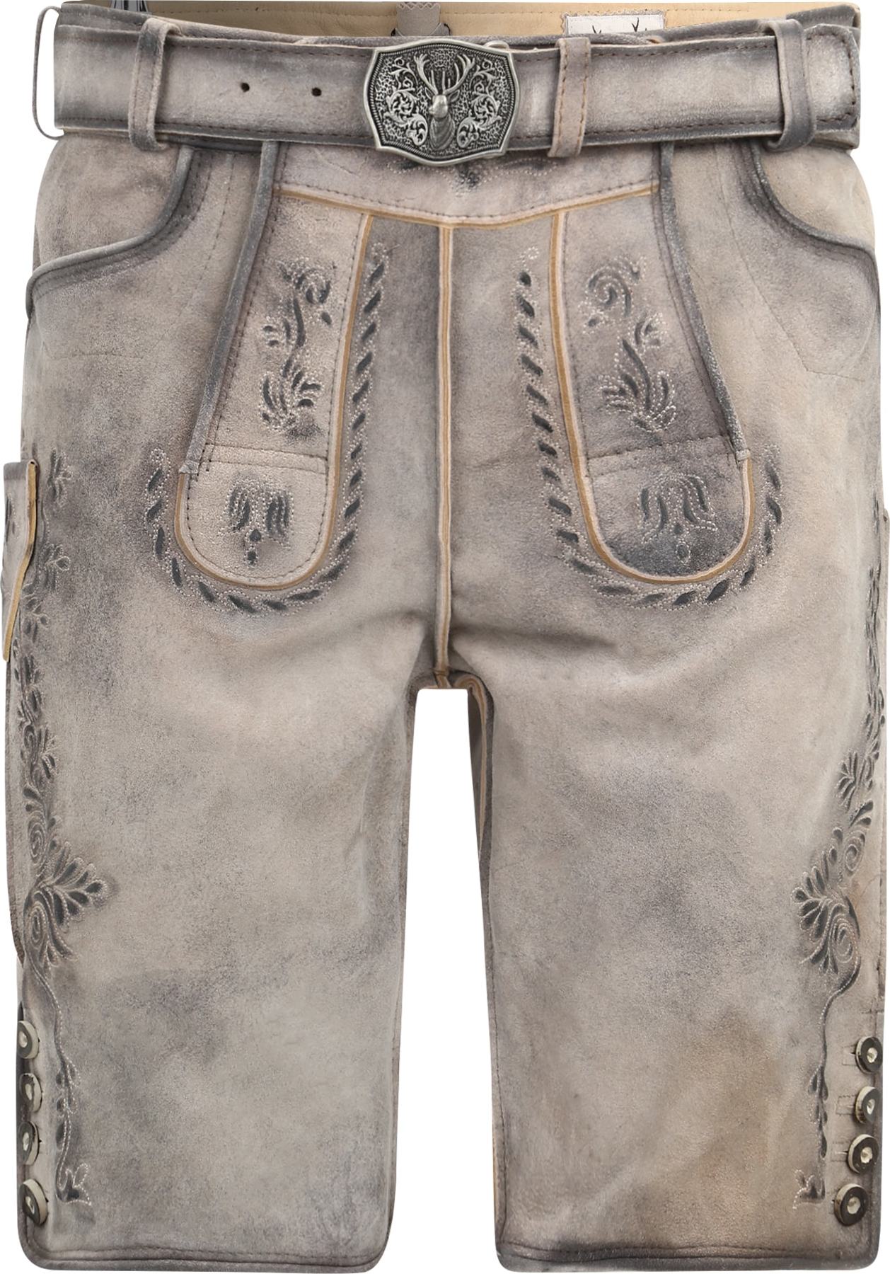 STOCKERPOINT Krojové kalhoty 'OLIVER' šedá / čedičová šedá / světle šedá