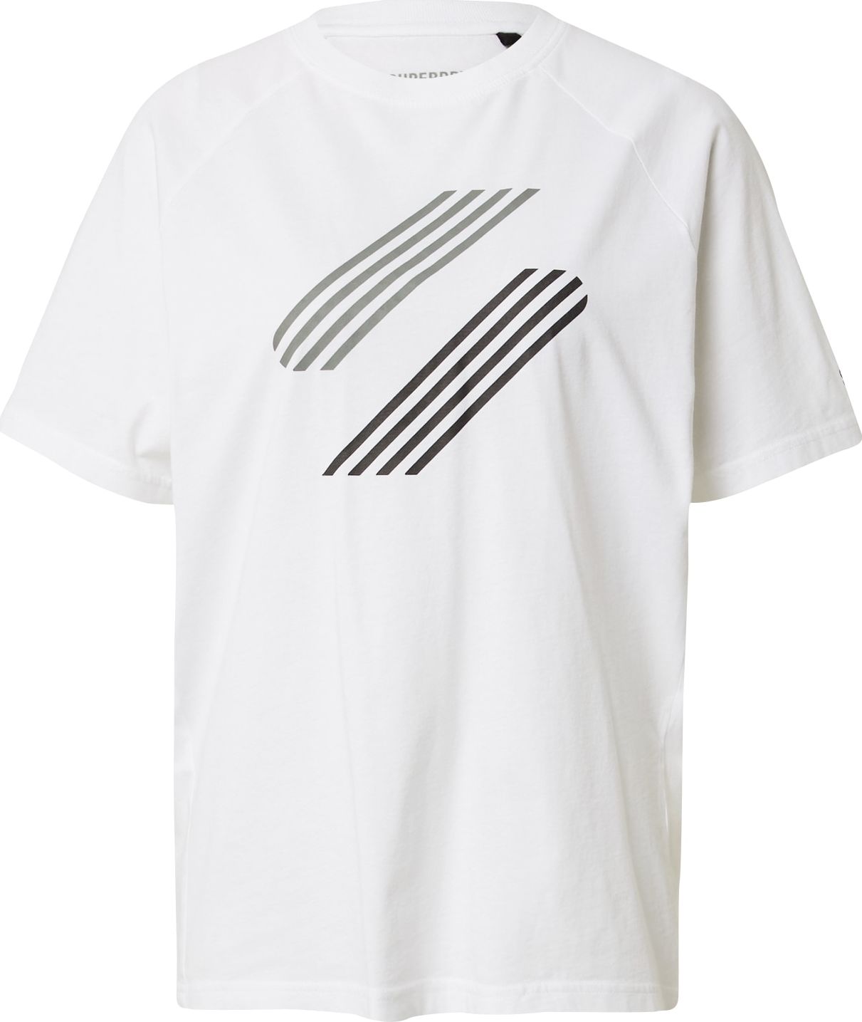 Superdry Funkční tričko grafitová / černá / bílá